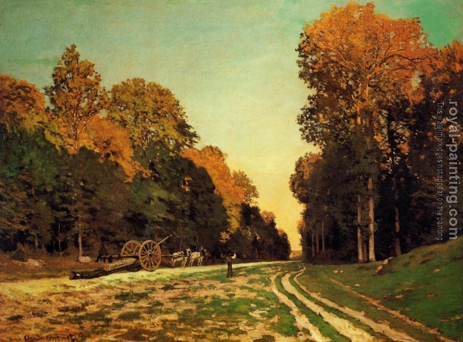 Claude Oscar Monet : The Road from Chailly to Fontainebleau